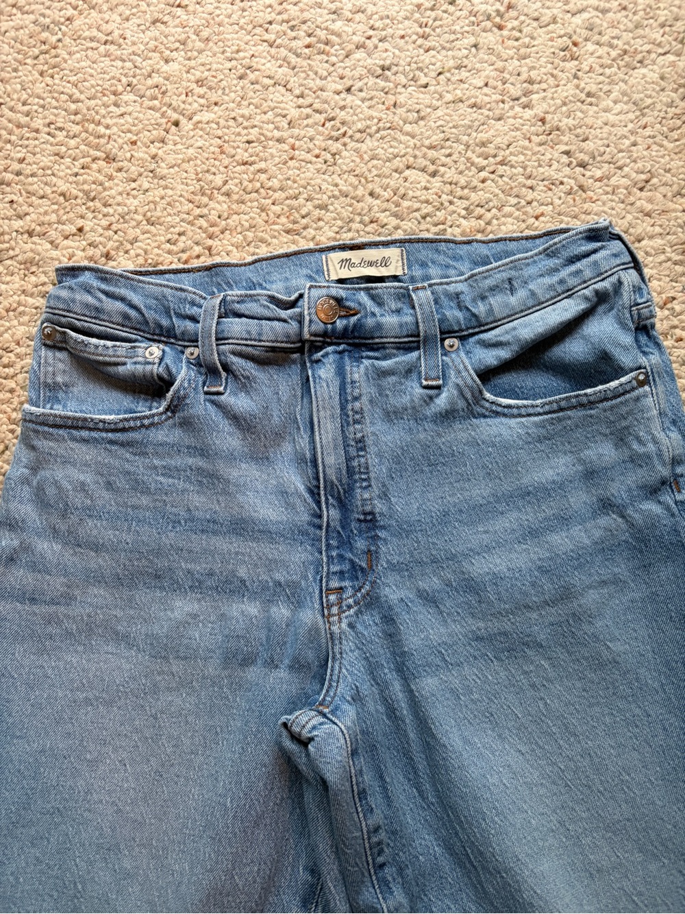 Madewell Light Blue High-Rise Jeans